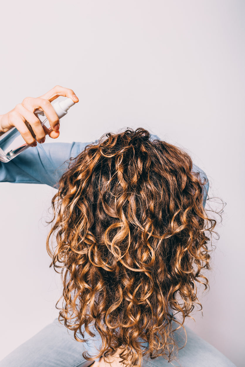 Why does your hair look good after salt water?